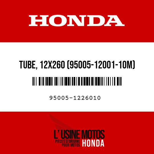 image de 95005-1226010 TUBE, 12X260 (95005-12001-10M)