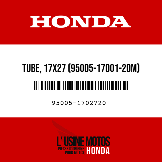 image de 95005-1702720 TUBE, 17X27 (95005-17001-20M)