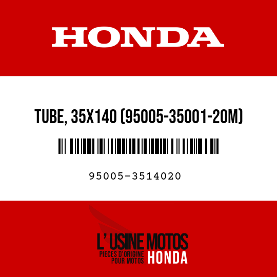 image de 95005-3514020 TUBE, 35X140 (95005-35001-20M)