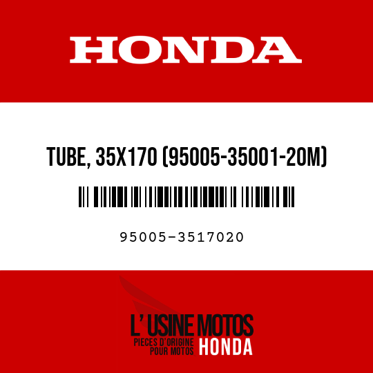 image de 95005-3517020 TUBE, 35X170 (95005-35001-20M)
