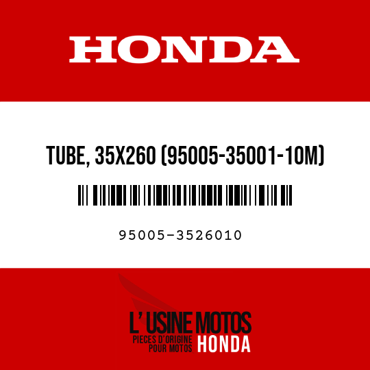 image de 95005-3526010 TUBE, 35X260 (95005-35001-10M)