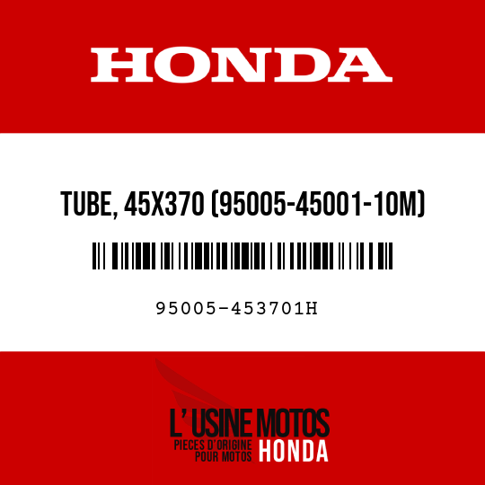 image de 95005-453701H TUBE, 45X370 (95005-45001-10M)