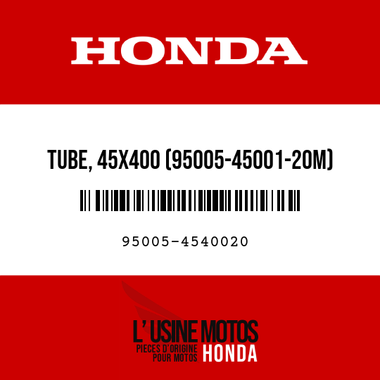 image de 95005-4540020 TUBE, 45X400 (95005-45001-20M)
