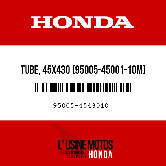 image de 95005-4543010 TUBE, 45X430 (95005-45001-10M)