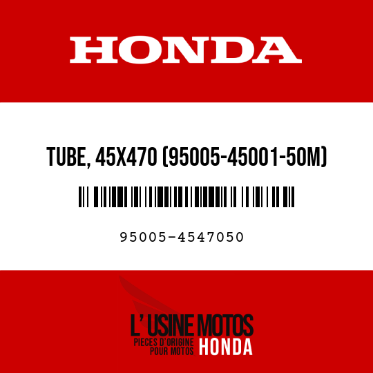 image de 95005-4547050 TUBE, 45X470 (95005-45001-50M)