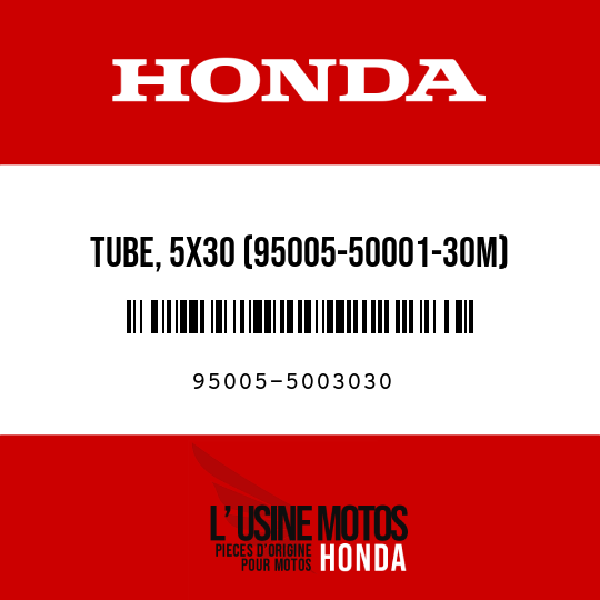 image de 95005-5003030 TUBE, 5X30 (95005-50001-30M)