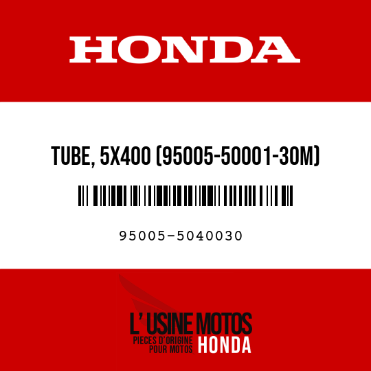 image de 95005-5040030 TUBE, 5X400 (95005-50001-30M)