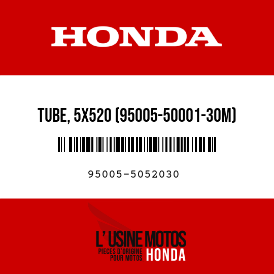 image de 95005-5052030 TUBE, 5X520 (95005-50001-30M)