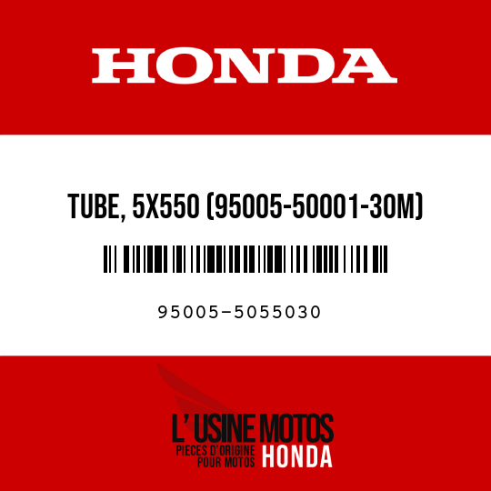 image de 95005-5055030 TUBE, 5X550 (95005-50001-30M)