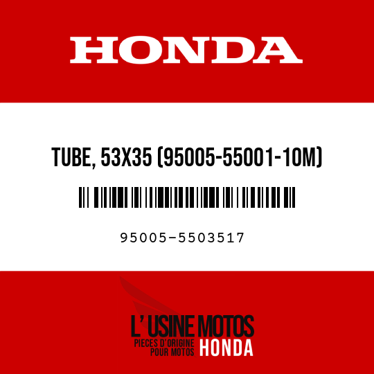 image de 95005-5503517 TUBE, 53X35 (95005-55001-10M)