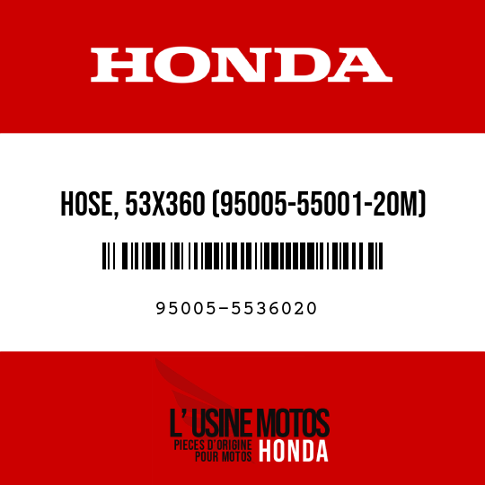 image de 95005-5536020 HOSE, 53X360 (95005-55001-20M)