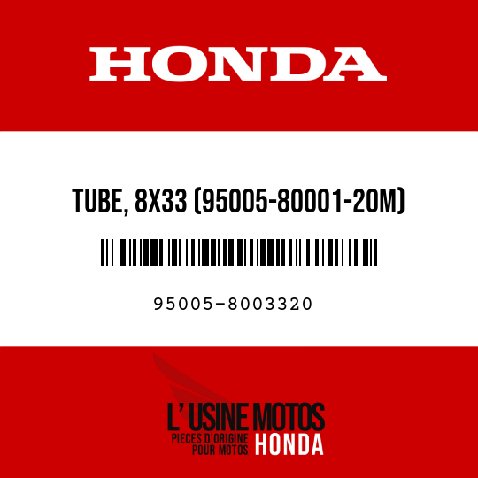 image de 95005-8003320 TUBE, 8X33 (95005-80001-20M)