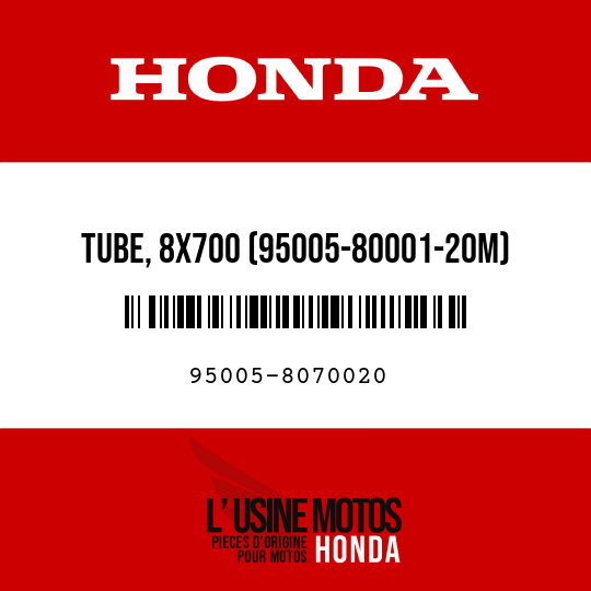 image de 95005-8070020 TUBE, 8X700 (95005-80001-20M)