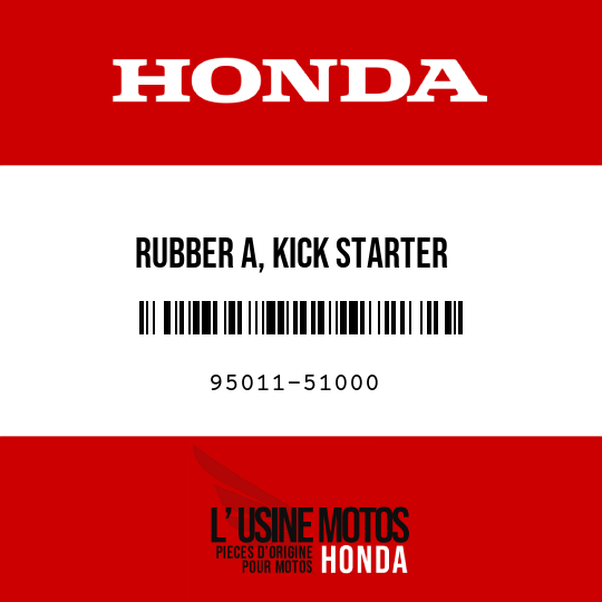 image de 95011-51000 RUBBER A, KICK STARTER