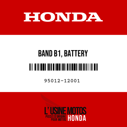 image de 95012-12001 BAND B1, BATTERY