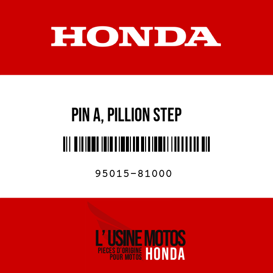 image de 95015-81000 PIN A, PILLION STEP