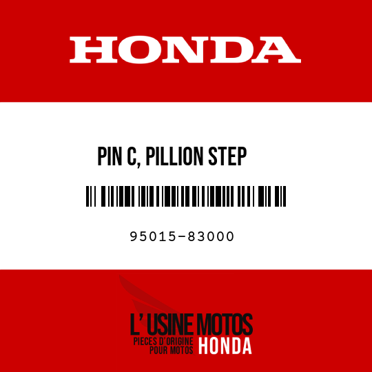 image de 95015-83000 PIN C, PILLION STEP