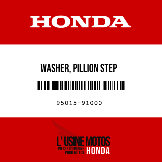 image de 95015-91000 WASHER, PILLION STEP
