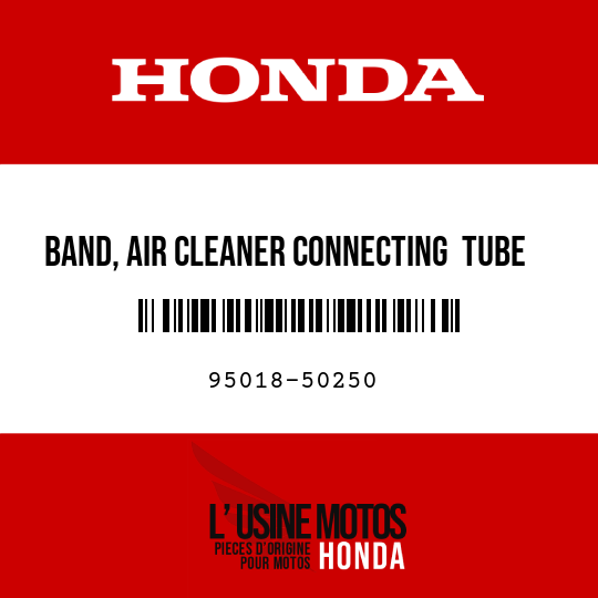 image de 95018-50250 BAND, AIR CLEANER CONNECTING  TUBE (50)