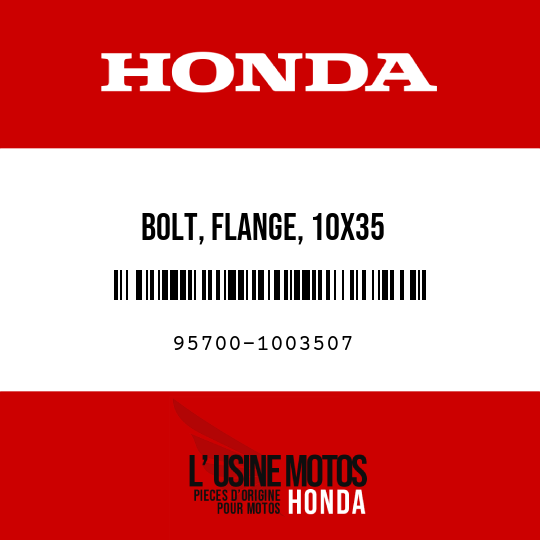 image de 95700-1003507 BOLT, FLANGE, 10X35
