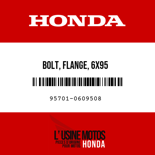 image de 95701-0609508 BOLT, FLANGE, 6X95