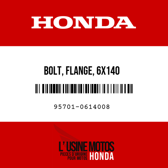image de 95701-0614008 BOLT, FLANGE, 6X140