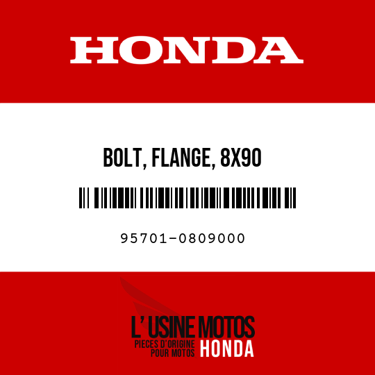 image de 95701-0809000 BOLT, FLANGE, 8X90