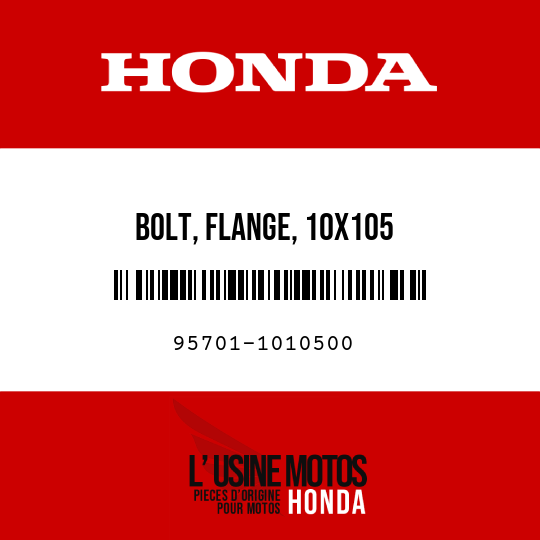 image de 95701-1010500 BOLT, FLANGE, 10X105