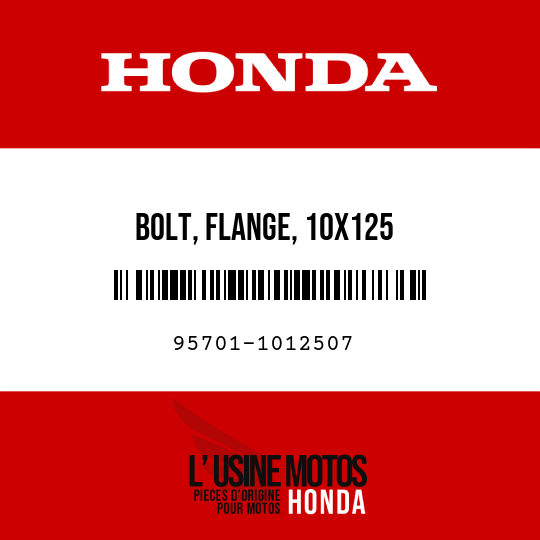 image de 95701-1012507 BOLT, FLANGE, 10X125