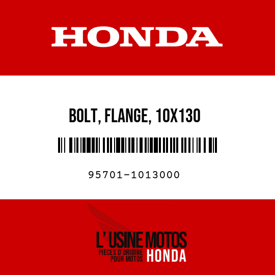 image de 95701-1013000 BOLT, FLANGE, 10X130