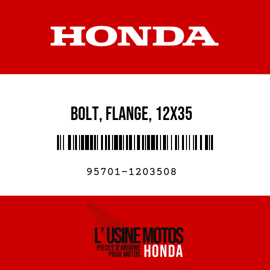 image de 95701-1203508 BOLT, FLANGE, 12X35