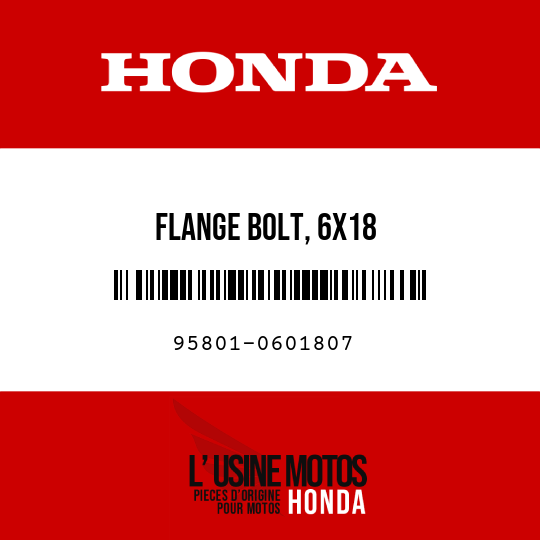 image de 95801-0601807 FLANGE BOLT, 6X18