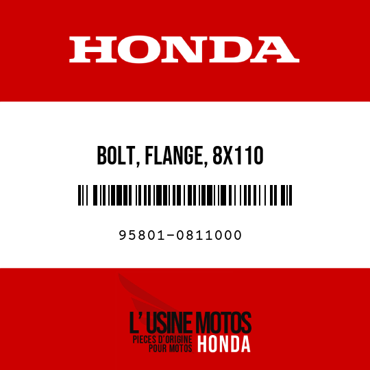 image de 95801-0811000 BOLT, FLANGE, 8X110