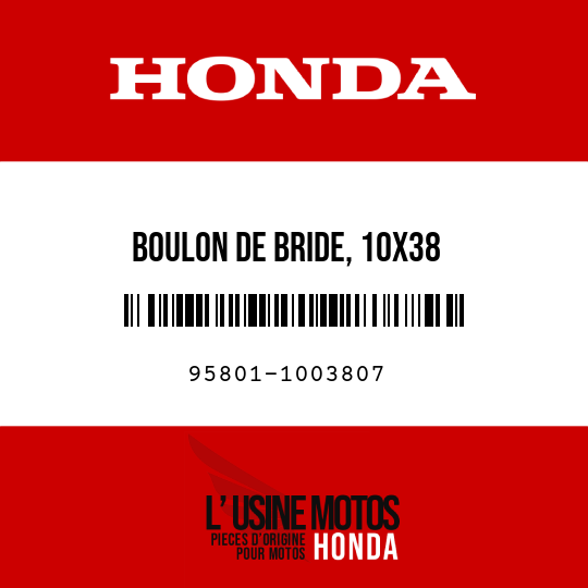 image de 95801-1003807 BOULON DE BRIDE, 10X38