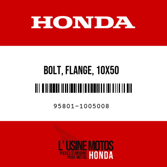 image de 95801-1005008 BOLT, FLANGE, 10X50