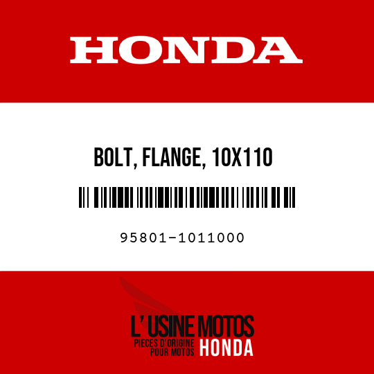 image de 95801-1011000 BOLT, FLANGE, 10X110