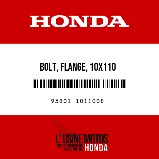 image de 95801-1011008 BOLT, FLANGE, 10X110