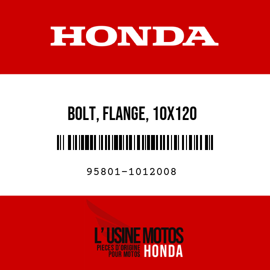 image de 95801-1012008 BOLT, FLANGE, 10X120
