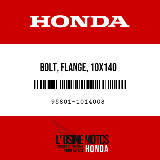 image de 95801-1014008 BOLT, FLANGE, 10X140