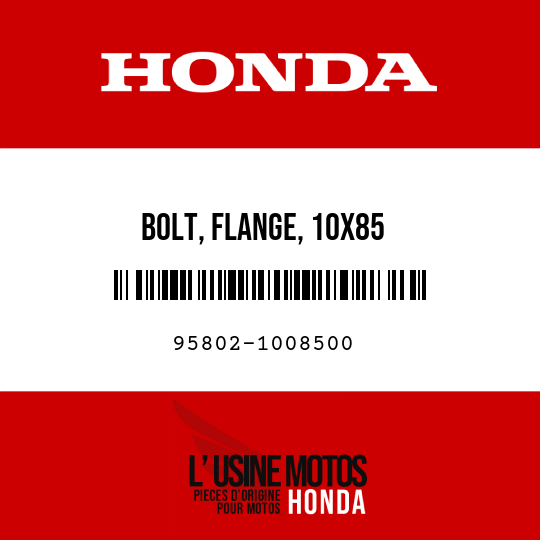 image de 95802-1008500 BOLT, FLANGE, 10X85