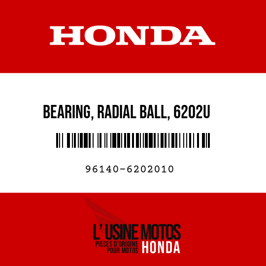 image de 96140-6202010 BEARING, RADIAL BALL, 6202U