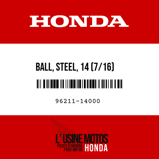 image de 96211-14000 BALL, STEEL, 14 (7/16)