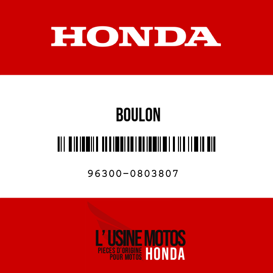 image de 96300-0803807 BOULON