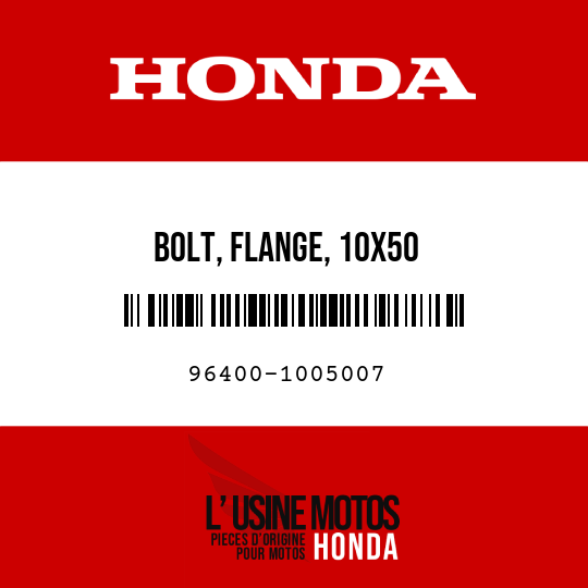 image de 96400-1005007 BOLT, FLANGE, 10X50