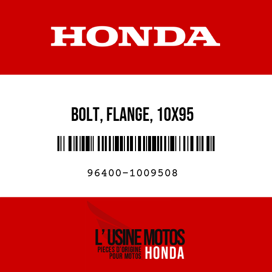 image de 96400-1009508 BOLT, FLANGE, 10X95