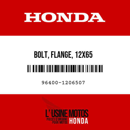 image de 96400-1206507 BOLT, FLANGE, 12X65