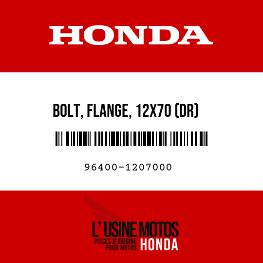 image de 96400-1207000 BOLT, FLANGE, 12X70 (DR)