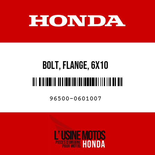 image de 96500-0601007 BOLT, FLANGE, 6X10