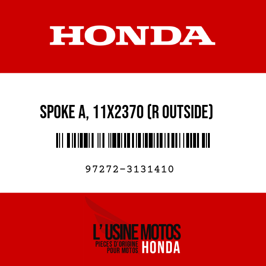 image de 97272-3131410 SPOKE A, 11X2370 (R OUTSIDE)
