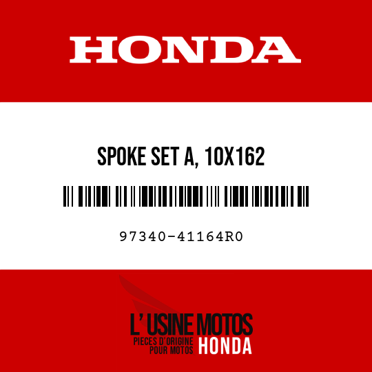 image de 97340-41164R0 SPOKE SET A, 10X162